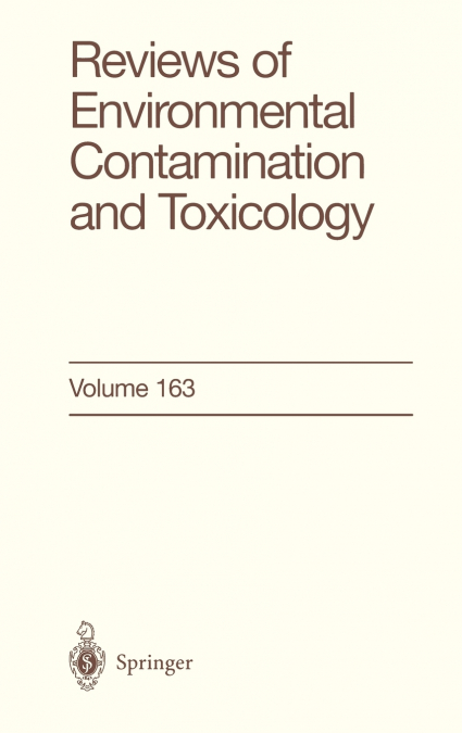 REVIEWS OF ENVIRONMENTAL CONTAMINATION AND TOXICOLOGY