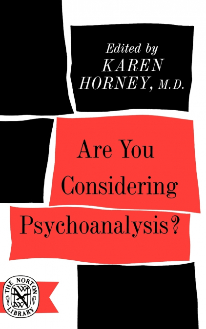 ARE YOU CONSIDERING PSYCHOANALYSIS?