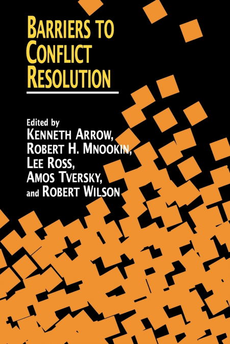 BARRIERS TO CONFLICT RESOLUTION