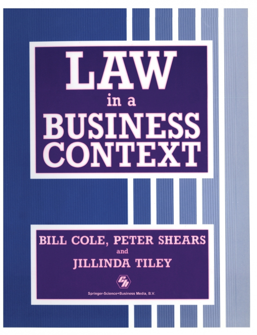 LAW IN A BUSINESS CONTEXT