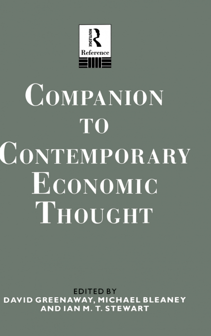 COMPANION TO CONTEMPORARY ECONOMIC THOUGHT