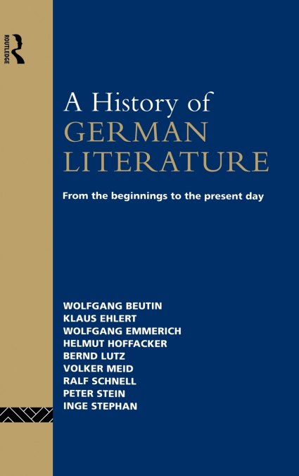 A HISTORY OF GERMAN LITERATURE