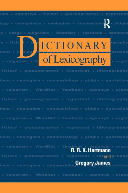 DICTIONARY OF LEXICOGRAPHY