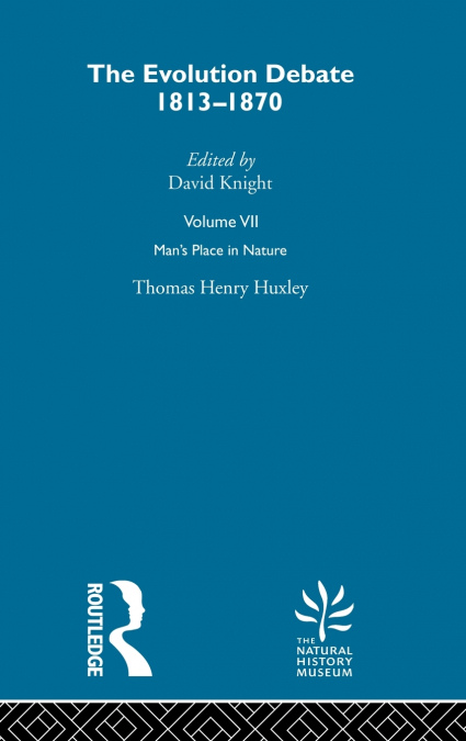 MAN?S PLACE IN NATURE, 1863