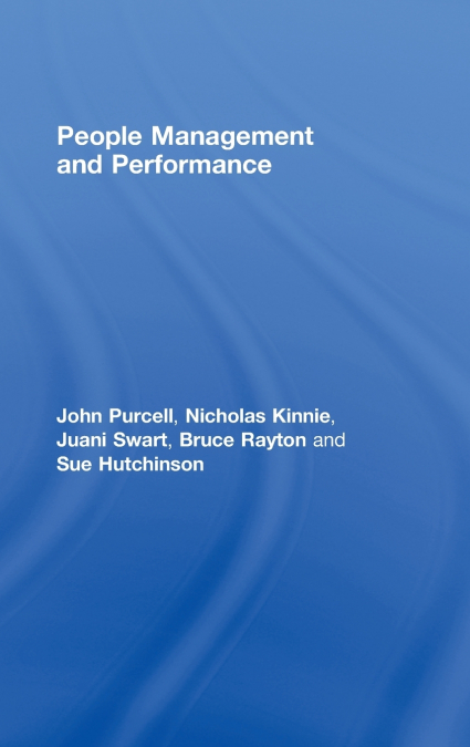 PEOPLE MANAGEMENT AND PERFORMANCE