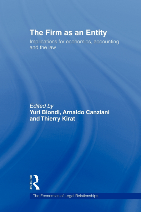 THE FIRM AS AN ENTITY