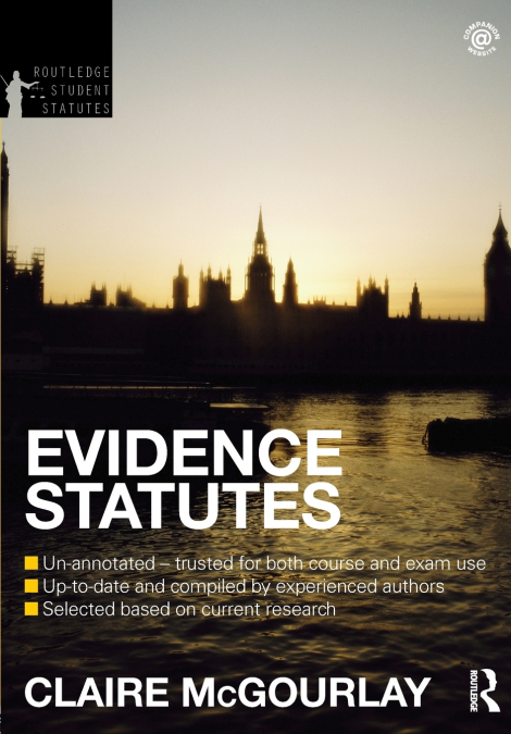EVIDENCE STATUTES 2012-2013