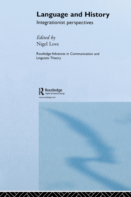 LANGUAGE AND HISTORY