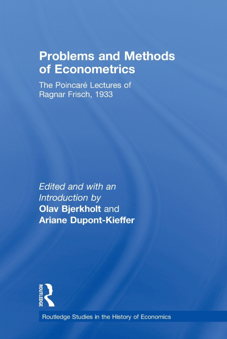 PROBLEMS AND METHODS OF ECONOMETRICS