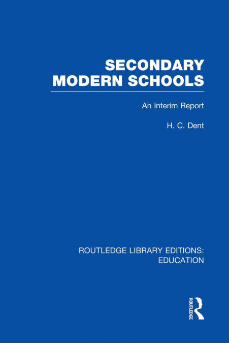 SECONDARY MODERN SCHOOLS