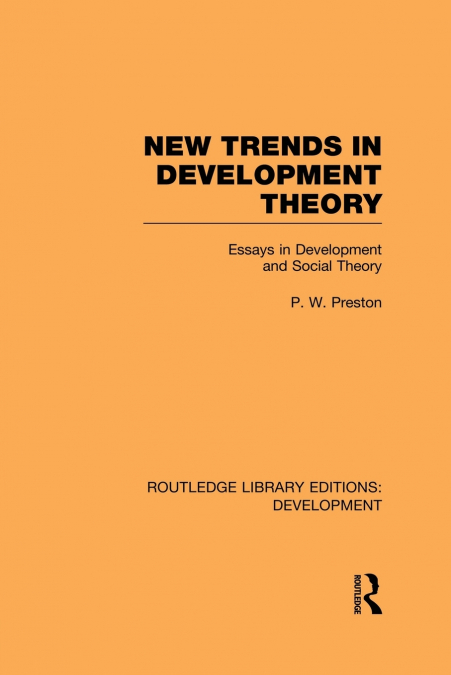 INTRODUCCION A LA TEORIA DEL DESARROLLO
