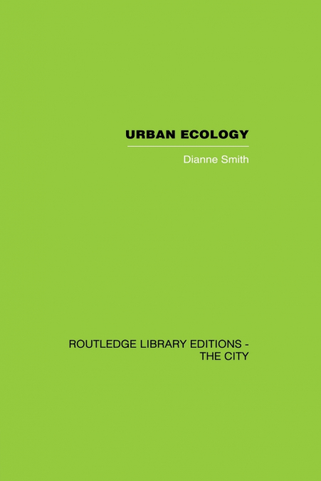 URBAN ECOLOGY