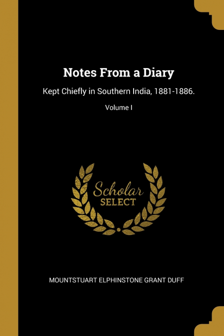 NOTES FROM A DIARY