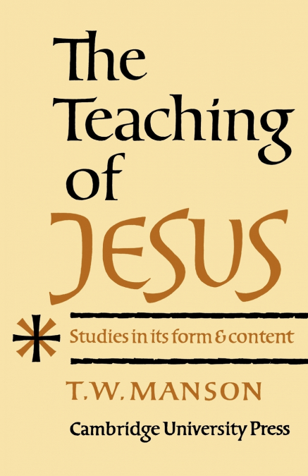 TEACHING OF JESUS