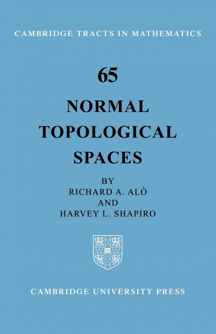 NORMAL TOPOLOGICAL SPACES