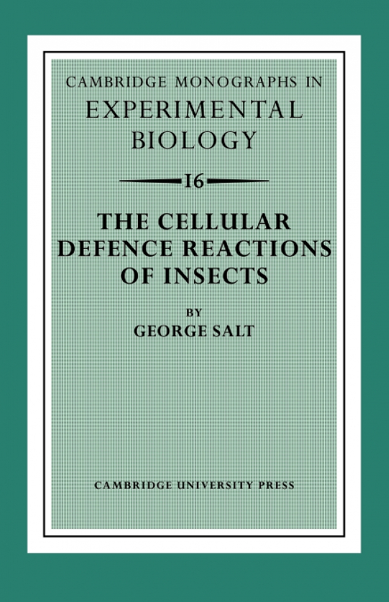 THE CELLULAR DEFENCE REACTIONS OF INSECTS