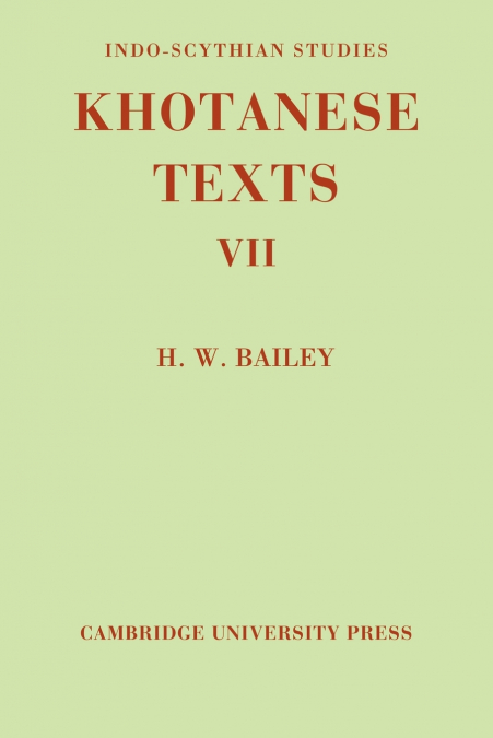 KHOTANESE TEXTS