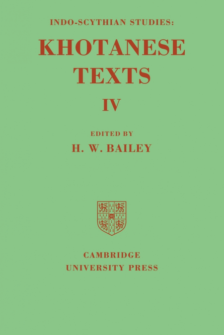 KHOTANESE TEXTS