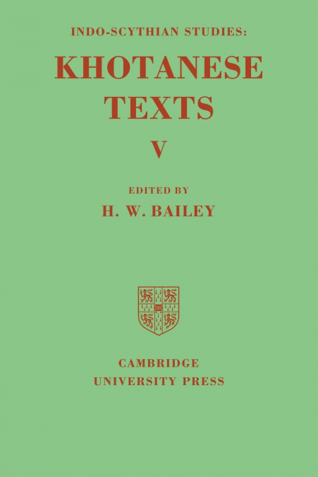 KHOTANESE TEXTS