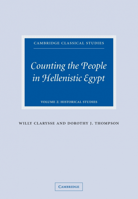 COUNTING THE PEOPLE IN HELLENISTIC EGYPT