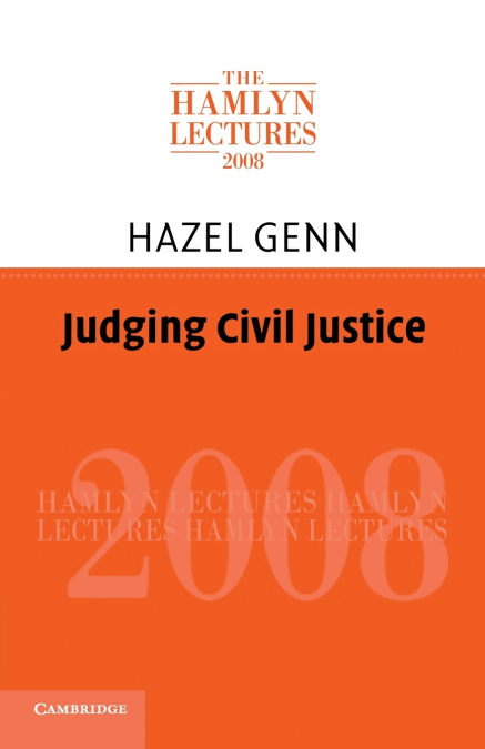 JUDGING CIVIL JUSTICE