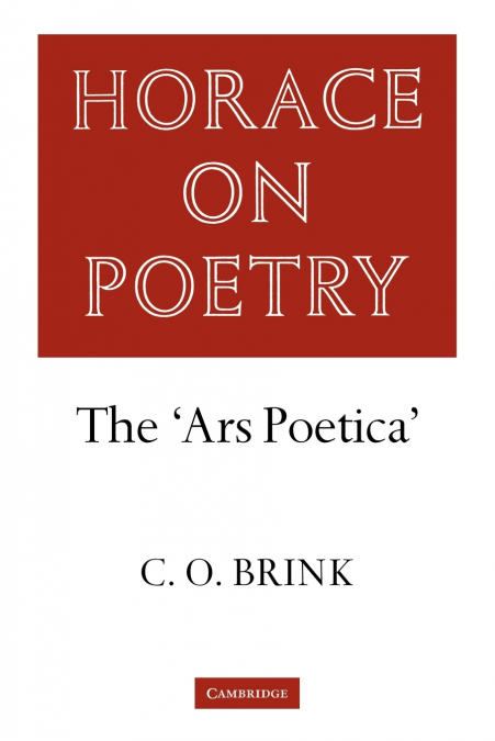 HORACE ON POETRY