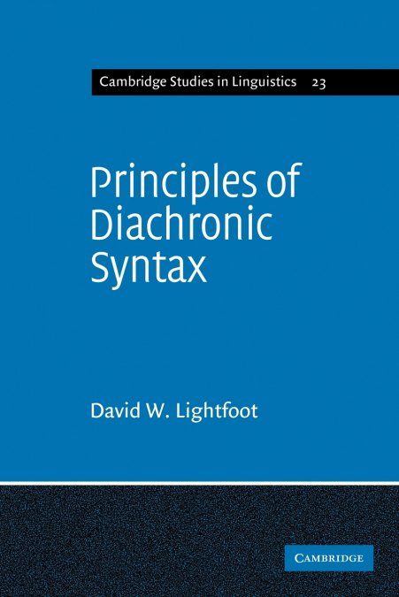 PRINCPLES DIACHRONIC SYX