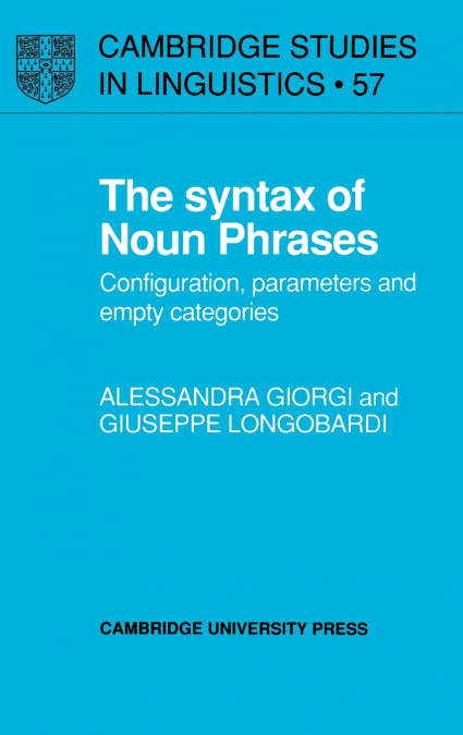 THE SYNTAX OF NOUN PHRASES