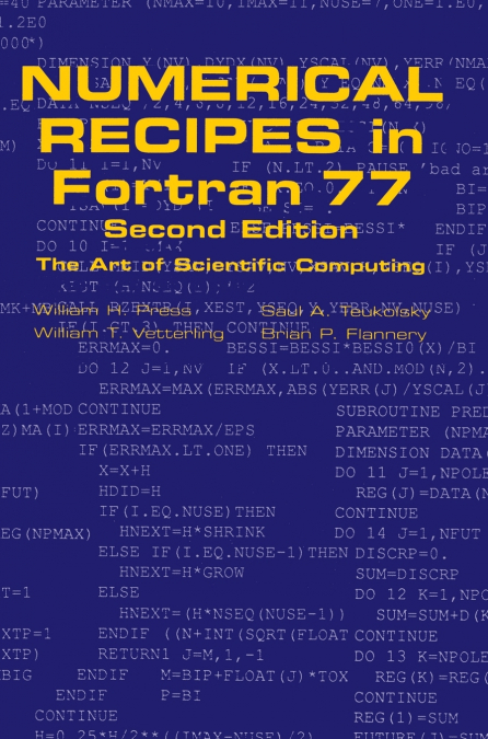NUMERICAL RECIPES IN FORTRAN 77