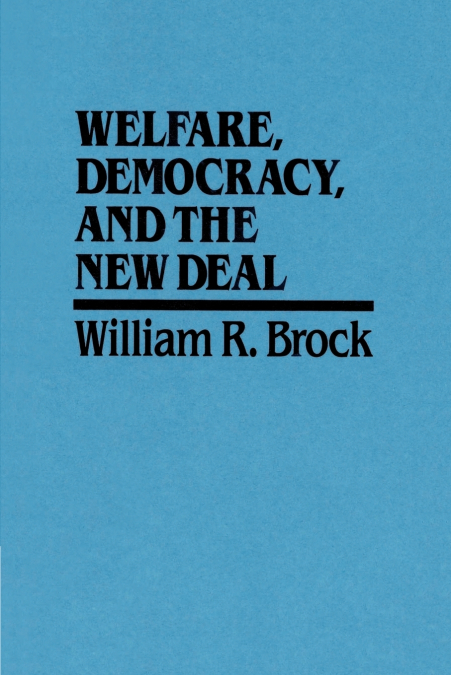 WELFARE, DEMOCRACY AND THE NEW DEAL
