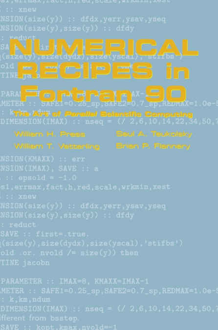 NUMERICAL RECIPES IN FORTRAN 90