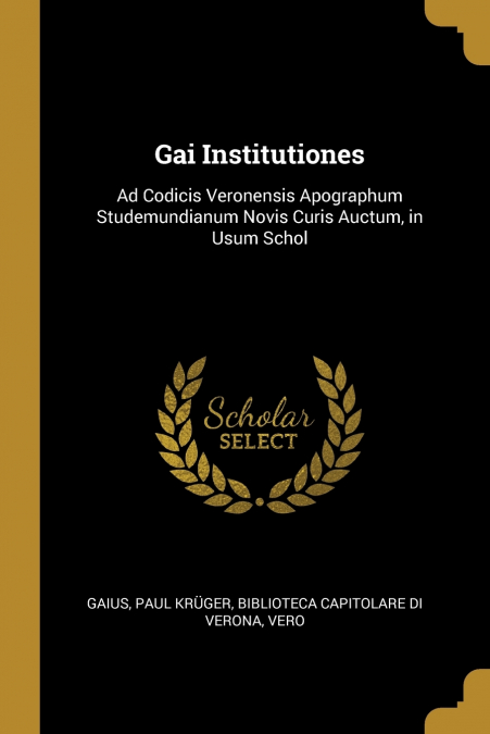 GAI INSTITUTIONES