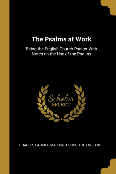 THE PSALMS AT WORK