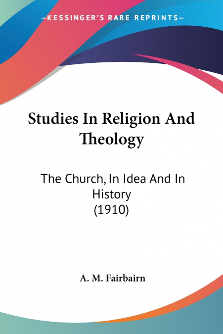 STUDIES IN RELIGION AND THEOLOGY