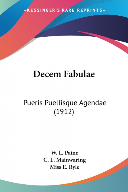 DECEM FABULAE