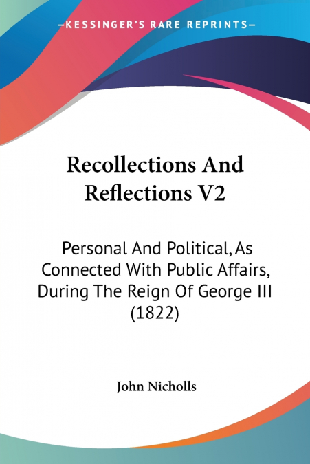 RECOLLECTIONS AND REFLECTIONS V2