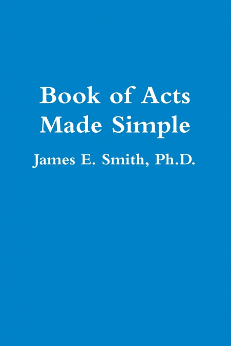 BOOK OF ACTS MADE SIMPLE
