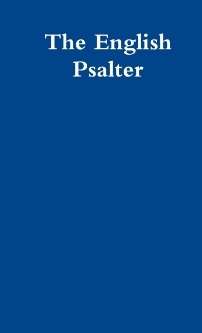 THE ENGLISH PSALTER