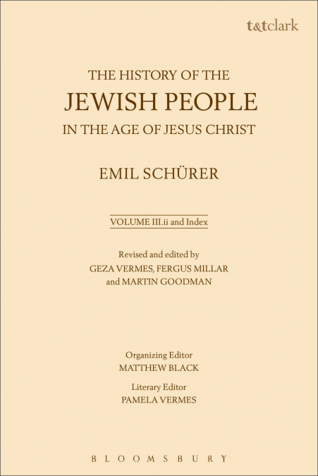 THE HISTORY OF THE JEWISH PEOPLE IN THE AGE OF JESUS CHRIST
