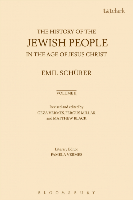 THE HISTORY OF THE JEWISH PEOPLE IN THE AGE OF JESUS CHRIST