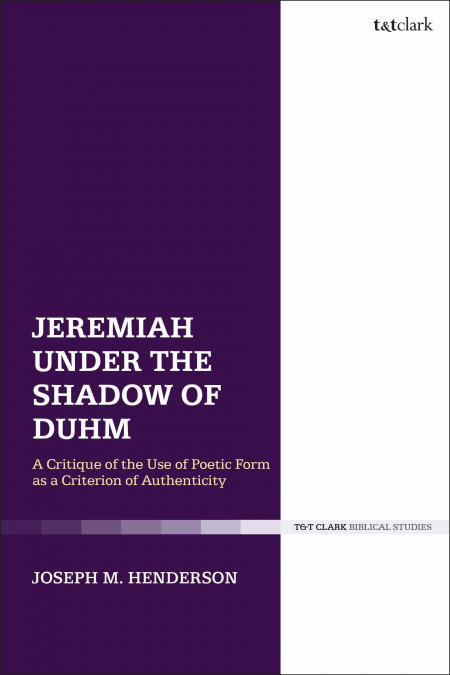 JEREMIAH UNDER THE SHADOW OF DUHM
