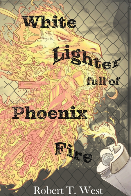 WHITE LIGHTER FULL OF PHOENIX FIRE