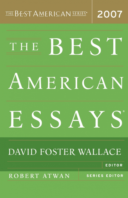 THE BEST AMERICAN ESSAYS