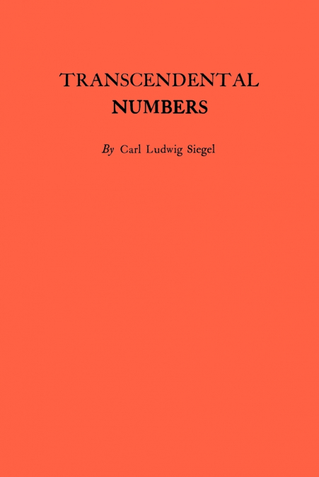 TRANSCENDENTAL NUMBERS