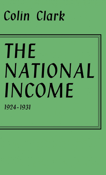 NATIONAL INCOME 1924-1931
