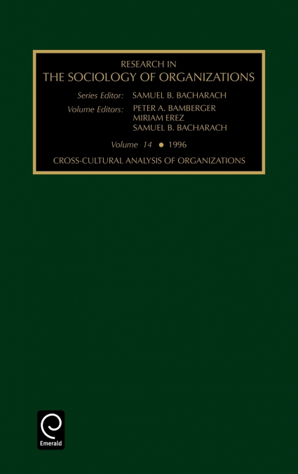 CROSS-CULTURAL ANALYSIS OF ORGANIZATIONS
