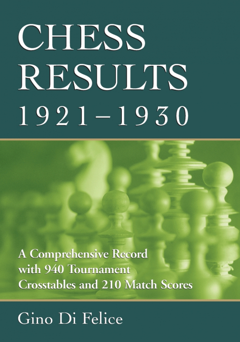 CHESS RESULTS, 1921-1930