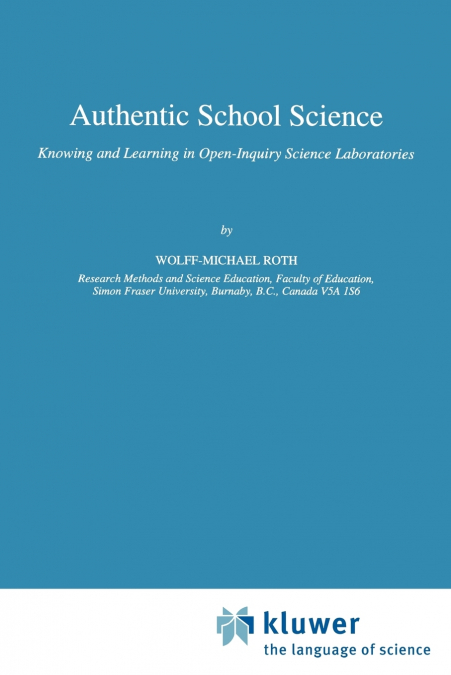 AUTHENTIC SCHOOL SCIENCE