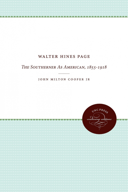 WALTER HINES PAGE
