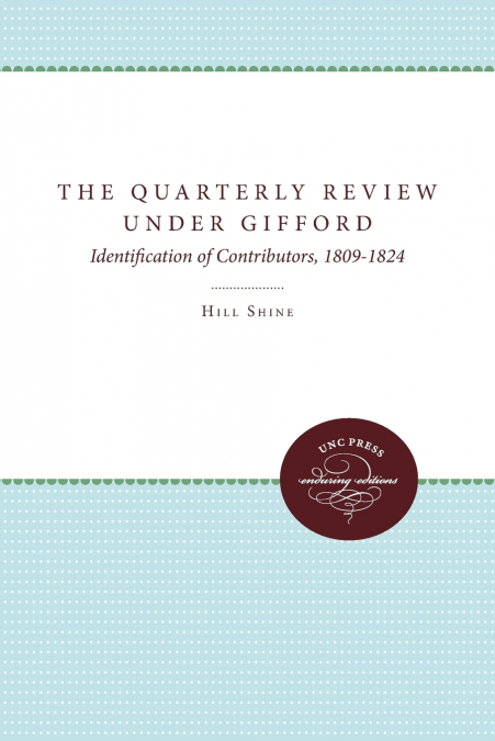 'THE QUARTERLY REVIEW' UNDER GIFFORD